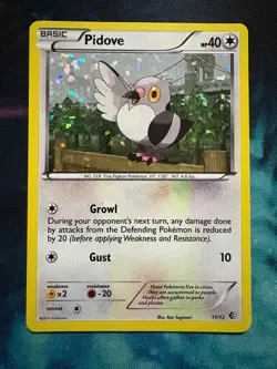 Pokemon TCG Pidove - 11/12 011/012 McDonald's Promos 2011 Holo MP - Image 1