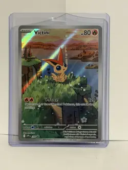 Pokemon Victini 208 SVP Scarlet & Violet Promo Holo Basic 120 Power 80 HP - Image 1