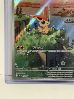 Pokemon Victini 208 SVP Scarlet & Violet Promo Holo Basic 120 Power 80 HP - Image 2