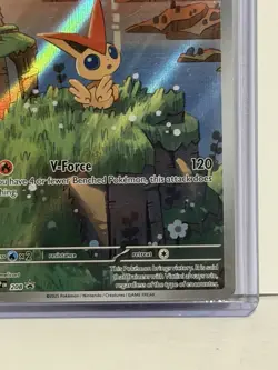 Pokemon Victini 208 SVP Scarlet & Violet Promo Holo Basic 120 Power 80 HP - Image 3