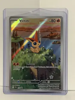 Pokemon Victini 208 SVP Scarlet & Violet Promo Holo Basic 120 Power 80 HP - Image 4