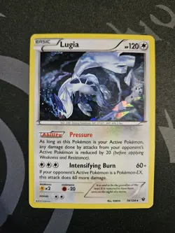 Pokemon TCG Lugia Fates Collide 78/124 Exclusive Cracked Ice Holo NM - Image 1