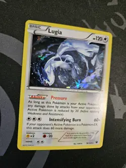Pokemon TCG Lugia Fates Collide 78/124 Exclusive Cracked Ice Holo NM - Image 2