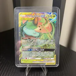 Pokemon TCG - Venusaur and Snivy GX 1/236 - Tag Team - Cosmic Eclipse NM - Image 1
