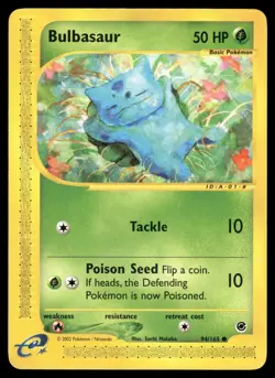 BULBASAUR 94/165 C MP EXPEDITION BASE SET POKEMON - Image 2