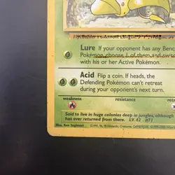 Pokemon TCG Victreebel 32/130 non-Holo Rare Jungle Base Set 2 Vintage WotC - Image 5
