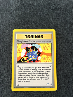 Pokemon TCG Thought Wave Machine (Rocket's Secret Machine) 96/105 Neo Destiny - Image 1