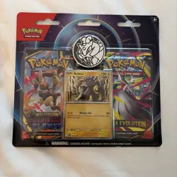 NEW Pokemon Mega Evolution & Phantasmal Flames 2-Pack Blister Sealed - Raikou - Image 1