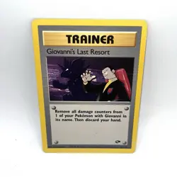 Giovanni's Last Resort 105/132 Gym Challenge Pokemon TCG - Image 1