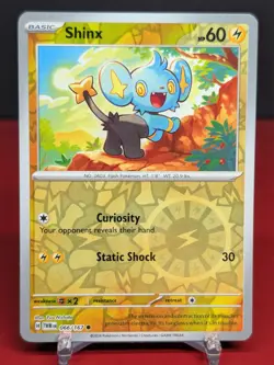 Pokemon Shinx #066/167 English Twilight Masquerade Reverse Holo - Image 1