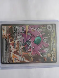 Pokemon Team Rocket's Nidoking EX 233/182 Destined Rivals Holo 330 HP Rare - Image 3