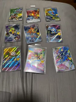 Pokemon First Partner Illustration Collection Promos FULL SET of 9 - Image 1