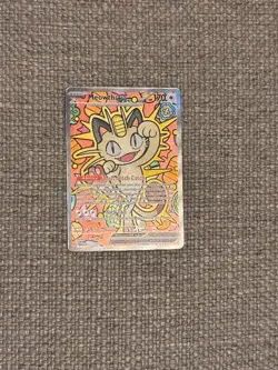 Meowth EX 121/088 - Perfect Order - HOLO SPECIAL ILLUSTRATION RARE NM Fast Ship! - Image 2