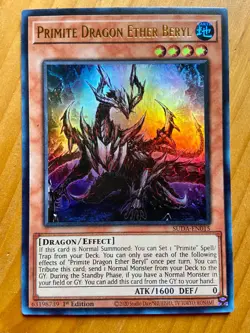 Yu-Gi-Oh! Primite Deck Core Drillbeam Dragon Ether Beryl Lordly Lode - Image 2