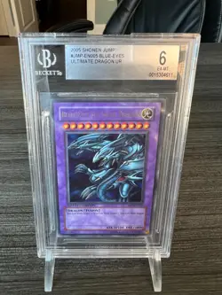 Blue-Eyes Ultimate Dragon JMP-EN005 | YuGiOh Shonen Jump Promo | BGS 6 - PSA/CGC - Image 1