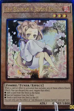 Ash Blossom & Joyous Spring - RA04-EN025 Prismatic Ultimate Rare - NM - Yu-Gi-Oh - Image 1