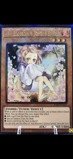 Ash Blossom & Joyous Spring - RA04-EN025 Prismatic Ultimate Rare - NM - Yu-Gi-Oh - Image 2
