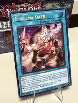 Emblema Oath MP24-EN146 Prismatic Secret Rare 1st Edition Near Mint Yu-Gi-Oh! - Image 2