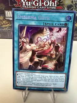 Emblema Oath MP24-EN146 Prismatic Secret Rare 1st Edition Near Mint Yu-Gi-Oh! - Image 4