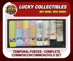 Pokemon TCG Temporal Forces - Complete Common/Uncommon/Holo Set - 140 Cards ✅ - Image 1