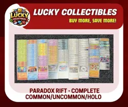 Pokemon TCG Paradox Rift - Complete Common/Uncommon/Holo Set - 162 Cards ✅ - Image 1