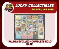 Pokemon TCG Paldea Evolved - Complete Holo Rare Set - 25 Cards ✅ - Image 1
