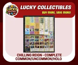 Pokemon TCG Chilling Reign - Complete Common/Uncommon/Holo Set - 136 Cards ✅ - Image 1