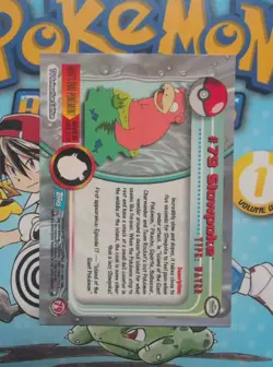 Slowpoke #79 Topps Blue Logo TV Animation Edition Pokemon Card - Image 2