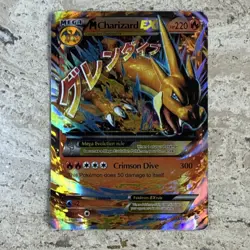 M Charizard EX Mega Flashfire Full Art Holo Ultra Pokemon Card - Image 1