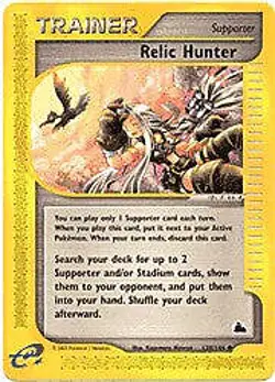 E Skyridge - Relic Hunter Pokemon Card 120/144 - Image 1