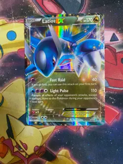 Latios EX - XY72 - Ultra Rare Holo Black Star Promo Pokemon Card - NM - Image 1