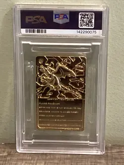 1999 Pokemon Burger King Charizard Gold Card PSA 8 - Just Graded - Image 4