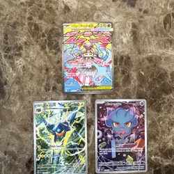 Pokemon Ascended Heroes Mega Diancie Ex SIR 3-Card Lot Misdreavus Vikavolt - Image 1