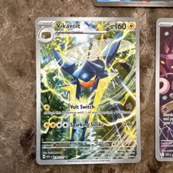 Pokemon Ascended Heroes Mega Diancie Ex SIR 3-Card Lot Misdreavus Vikavolt - Image 3