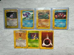 Pokemon TCG 2002 Nintendo E-Reader Card Lot Doduo Ekans Krabby Machamp Suicine - Image 1