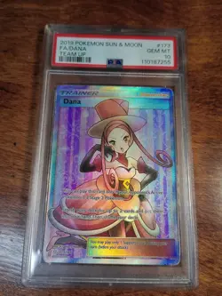 PSA 10 Dana 173 Team Up Holo 2019 Pokemon Card - Image 1