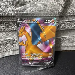 Pokemon Champions Path Charizard V SWSH050 Promo Full Art Card Sealed MT SPANISH - Image 1