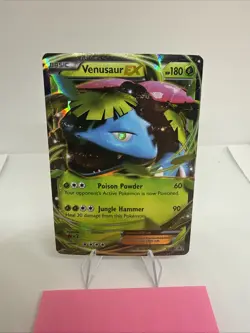 Pokemon TCG Venusaur EX XY28 Black Star Promo Holo Card - Image 1