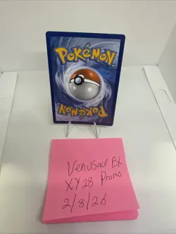 Pokemon TCG Venusaur EX XY28 Black Star Promo Holo Card - Image 4