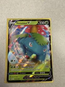 Venusaur V - SWSH100 Promo SWSH: Sword & Shield Promo Cards NM Holo - Image 1