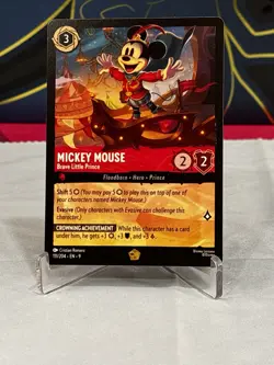 Mickey Mouse Brave Little Prince 111/204 Character Card Disney Lorcana - Image 1