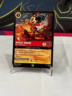 Mickey Mouse Brave Little Prince 111/204 Character Card Disney Lorcana - Image 2