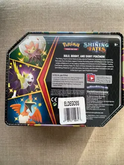 Pokemon TCG Eldegoss V Shining Fates Tin Factory Sealed promo card - Image 2