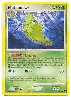 Pokemon Diamond & Pearl Great Encounters - Metapod Card 47/106 - Image 1