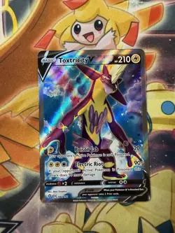 Toxtricity V 182/192 Rebel Clash NM Full Art Ultra Rare Pokemon Card - Image 1