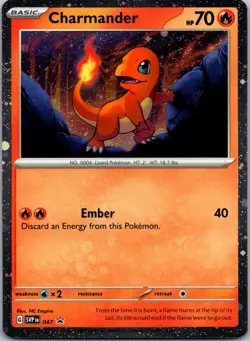 Charmander Cosmos Holo SV: Scarlet & Violet Promo Cards 047 NM - Image 1