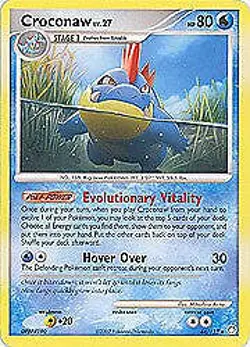 Pokemon Diamond & Pearl Mysterious Treasures- Croconaw Card 44/123 - Image 1