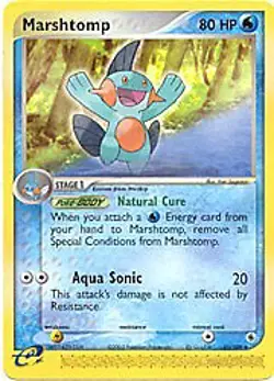 Pokemon EX Ruby & Sapphire 41/109 Marshtomp Card - Image 1