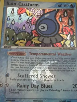 RAIN CASTFORM 23/101 Hidden Legends Reverse Holo Rare Pokemon Card NM (A) - Image 5