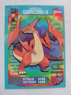 Pokemon TCG Mega Charizard Y Pokedex Edition Peru Card Sparkle Holo - Image 1